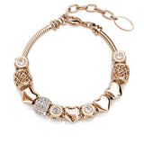 Bracelet Radiant Charm orné de 64 cristaux Swarowski - Livraison offerte