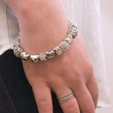 Bracelet Radiant Charm orné de 64 cristaux Swarowski - Livraison offerte