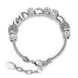 Bracelet Radiant Charm orné de 64 cristaux Swarowski - Livraison offerte