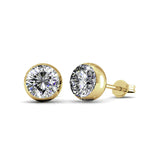 Parure Moon & Birth Stone ornée de 4 cristaux Swarovski  - 1 bracelet + 1 chaîne + 1 paire de boucles d’oreilles - Livraison offerte