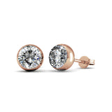 Parure Moon & Birth Stone ornée de 4 cristaux Swarovski  - 1 bracelet + 1 chaîne + 1 paire de boucles d’oreilles - Livraison offerte