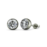 Parure Moon & Birth Stone ornée de 4 cristaux Swarovski  - 1 bracelet + 1 chaîne + 1 paire de boucles d’oreilles - Livraison offerte
