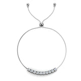 Parure Mia round vernice ornée de 13 cristaux Swarovski - 1 collier + 1 pendentif + 1 paire de boucles d’oreilles + 1 bracelet - Livraison offerte