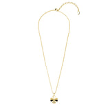 Parure pétale Clover (1 collier + 1 pendentif + 2 boucles d'oreilles) ornée de 6 cristaux Swarovski - Livraison Offerte