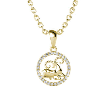 Collier et Pendentif Zodiaque orné de cristaux Swarovski - Livraison offerte