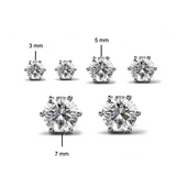 Coffret Trinity de 3 paires de Boucles d'oreilles ornées de cristaux Swarovski - Livraison Offerte