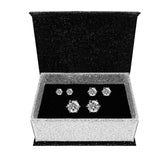 Coffret Trinity de 3 paires de Boucles d'oreilles ornées de cristaux Swarovski - Livraison Offerte