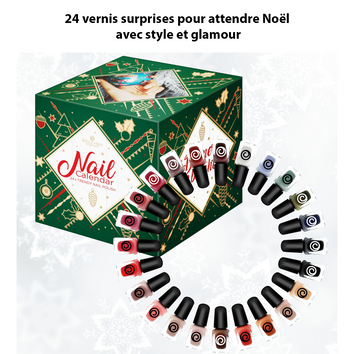 Calendrier de l'avent beauté "24 VERNIS A ONGLES" - Livraison offerte