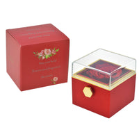 Coffret bague avec une rose éternelle - Livraison offerte