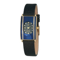 Montre design à quartz pour femme étanche avec bracelet en cuir - Livraison offerte