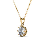 Parure Lily (collier + pendentif + 2 boucles d'oreilles) ornée de 3 cristaux Swarovski - Livraison - Offerte