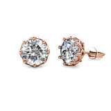 Parure Lily (collier + pendentif + 2 boucles d'oreilles) ornée de 3 cristaux Swarovski - Livraison - Offerte