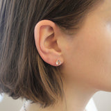 Parure Lily (collier + pendentif + 2 boucles d'oreilles) ornée de 3 cristaux Swarovski - Livraison - Offerte