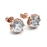 Parure Lily (collier + pendentif + 2 boucles d'oreilles) ornée de 3 cristaux Swarovski - Livraison - Offerte
