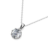 Parure Lily (collier + pendentif + 2 boucles d'oreilles) ornée de 3 cristaux Swarovski - Livraison - Offerte