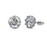 Parure Lily (collier + pendentif + 2 boucles d'oreilles) ornée de 3 cristaux Swarovski - Livraison - Offerte