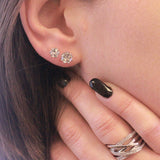 Parure Lily (collier + pendentif + 2 boucles d'oreilles) ornée de 3 cristaux Swarovski - Livraison - Offerte