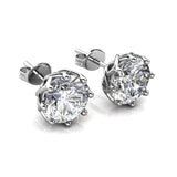 Parure Lily (collier + pendentif + 2 boucles d'oreilles) ornée de 3 cristaux Swarovski - Livraison - Offerte