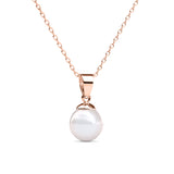Parure et Coffret Trio Mother of pearl (1 collier avec perle + 1 bracelet avec perle + 2 boucles d'oreilles avec perle) ornés de perles Swarovski - Livraison Offerte