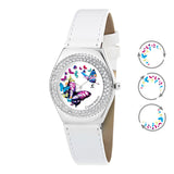 Montre animée SC Crystal orné de cristaux Swarovski - Livraison offerte